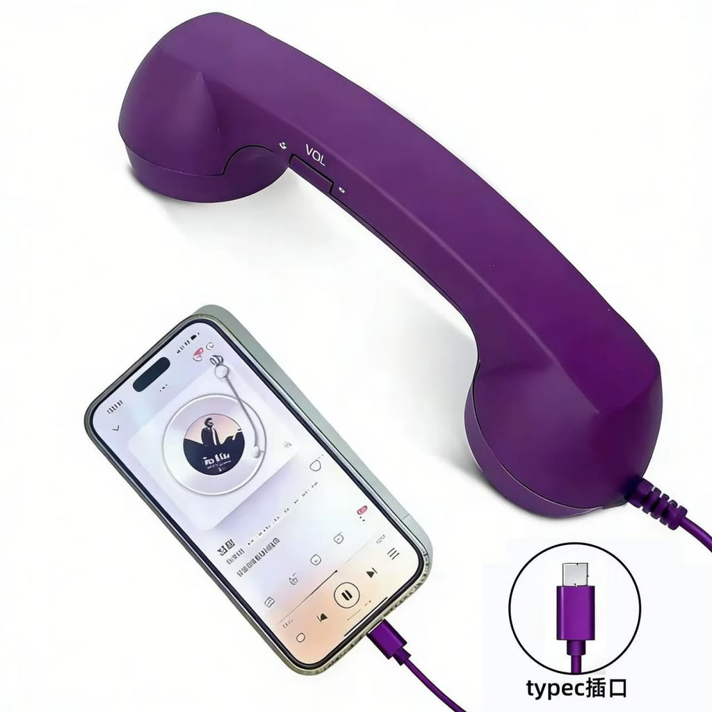 Combiné Téléphonique Rétro Vintage