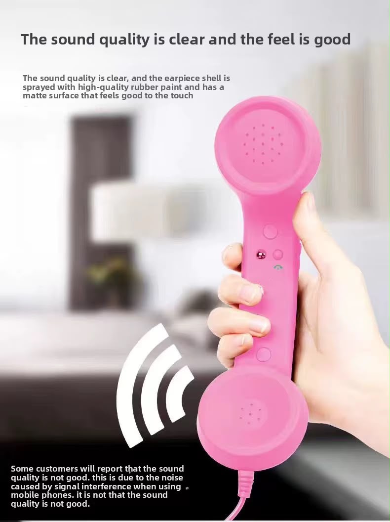 Combiné Téléphonique Rétro Vintage
