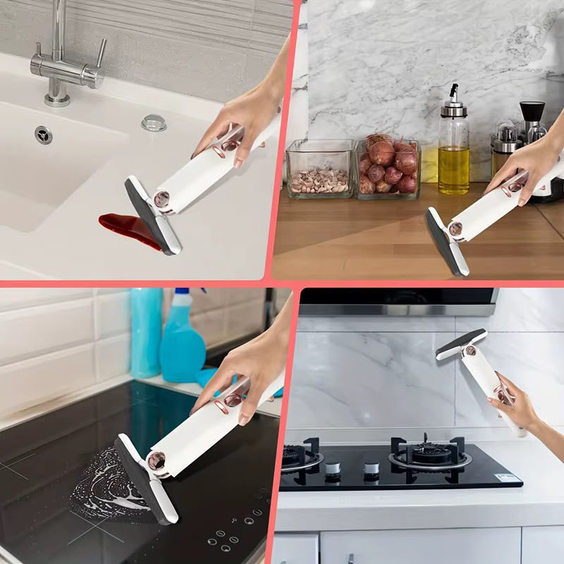 Mini Serpillière Auto-Essorante Portable