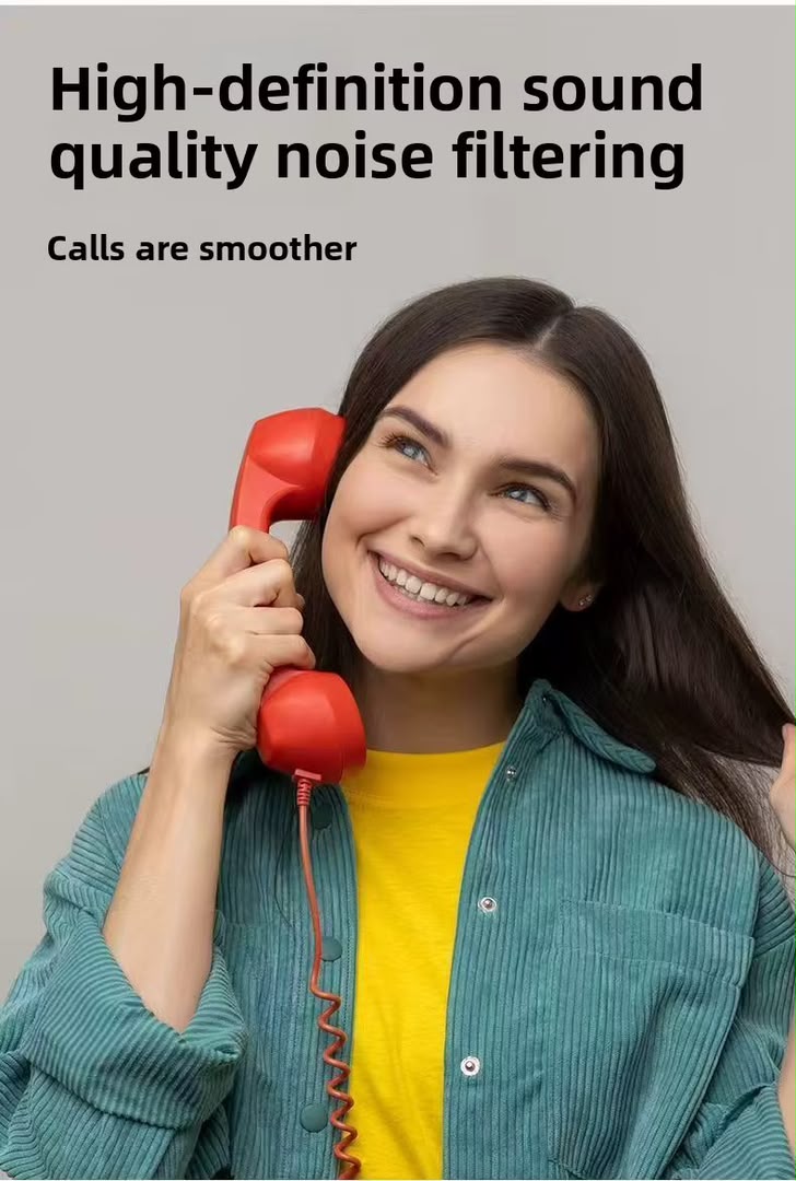 Combiné Téléphonique Rétro Vintage